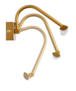 GloboStar® MIRA 60435 Μοντέρνο Φωτιστικό Τοίχου - Απλίκα Καθρέπτη Μπάνιου - Πίνακα LED 12W 1400lm 120° AC 220-240V IP44 Μ60 x Π20 x Υ13cm - Φυσικό Λευκό 4500K - Χάλκινο - 3 Χρόνια Εγγύηση 15 60435 4