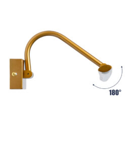 GloboStar® MIRA 60435 Μοντέρνο Φωτιστικό Τοίχου - Απλίκα Καθρέπτη Μπάνιου - Πίνακα LED 12W 1400lm 120° AC 220-240V IP44 Μ60 x Π20 x Υ13cm - Φυσικό Λευκό 4500K - Χάλκινο - 3 Χρόνια Εγγύηση 16 60435 5