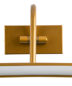 GloboStar® MIRA 60435 Μοντέρνο Φωτιστικό Τοίχου - Απλίκα Καθρέπτη Μπάνιου - Πίνακα LED 12W 1400lm 120° AC 220-240V IP44 Μ60 x Π20 x Υ13cm - Φυσικό Λευκό 4500K - Χάλκινο - 3 Χρόνια Εγγύηση 17 60435 6