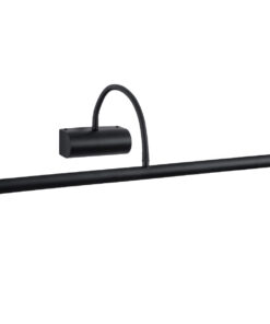 Alternative view of GloboStar® TROIS 60436 Μοντέρνο Φωτιστικό Τοίχου - Απλίκα Καθρέπτη Μπάνιου - Πίνακα LED 12W 1400lm 120° AC 220-240V IP44 Μ60 x Π24 x Υ18cm - Φυσικό Λευκό 4500K - Μαύρο - 3 Χρόνια Εγγύηση