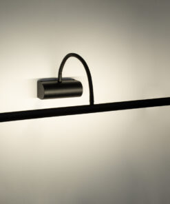 GloboStar® TROIS 60436 Μοντέρνο Φωτιστικό Τοίχου - Απλίκα Καθρέπτη Μπάνιου - Πίνακα LED 12W 1400lm 120° AC 220-240V IP44 Μ60 x Π24 x Υ18cm - Φυσικό Λευκό 4500K - Μαύρο - 3 Χρόνια Εγγύηση 15 60436 7