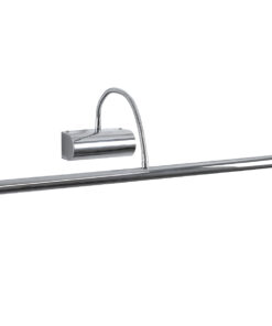 Alternative view of GloboStar® TROIS 60438 Μοντέρνο Φωτιστικό Τοίχου - Απλίκα Καθρέπτη Μπάνιου - Πίνακα LED 12W 1400lm 120° AC 220-240V IP44 Μ60 x Π24 x Υ18cm - Φυσικό Λευκό 4500K - Χρώμιο Νίκελ - 3 Χρόνια Εγγύηση