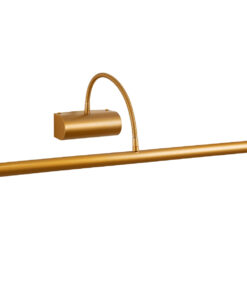 Alternative view of GloboStar® TROIS 60439 Μοντέρνο Φωτιστικό Τοίχου - Απλίκα Καθρέπτη Μπάνιου - Πίνακα LED 12W 1400lm 120° AC 220-240V IP44 Μ60 x Π24 x Υ18cm - Φυσικό Λευκό 4500K - Χάλκινο - 3 Χρόνια Εγγύηση