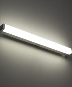 GLOBOSTAR® RENATA 60442 Μοντέρνο Φωτιστικό Τοίχου - Απλίκα Καθρέπτη Μπάνιου LED 12W 1400lm 180° AC 220-240V IP20 Φυσικό Λευκό 4500K - Bridgelux SMD Chip - Νίκελ Χρώμιο - Μ60 x Π4 x Υ5.5cm - 3 Χρόνια Εγγύηση 17 60442 8