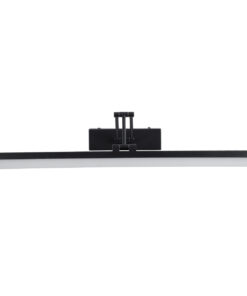 GloboStar® MARA 60446 Μοντέρνο Φωτιστικό Τοίχου - Απλίκα Καθρέπτη Μπάνιου - Πίνακα LED 12W 1400lm 120° AC 220-240V IP44 Μ60 x Π15 x Υ13cm - Φυσικό Λευκό 4500K - Μαύρο - 3 Χρόνια Εγγύηση 16 60446 4