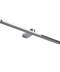 Alternative view of GloboStar® MEGAN 60449 Μοντέρνο Φωτιστικό Τοίχου - Απλίκα Καθρέπτη Μπάνιου - Πίνακα LED 12W 1400lm 120° AC 220-240V IP44 Μ60 x Π12 x Υ4cm - Φυσικό Λευκό 4500K - Χρώμιο Νίκελ - 3 Χρόνια Εγγύηση