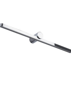 Alternative view of GloboStar® ROSA 60451 Μοντέρνο Φωτιστικό Τοίχου - Απλίκα Καθρέπτη Μπάνιου - Πίνακα LED 12W 1400lm 120° AC 220-240V IP44 Μ60 x Π15 x Υ7cm - Φυσικό Λευκό 4500K - Χρώμιο Νίκελ - 3 Χρόνια Εγγύηση