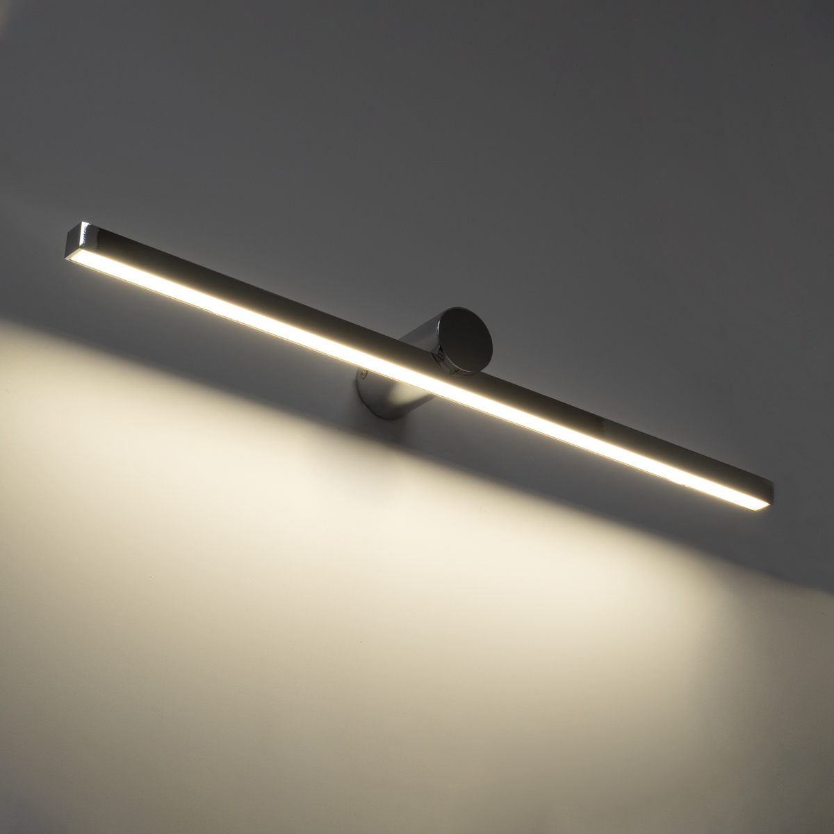 GloboStar® ROSA 60451 Μοντέρνο Φωτιστικό Τοίχου - Απλίκα Καθρέπτη Μπάνιου - Πίνακα LED 12W 1400lm 120° AC 220-240V IP44 Μ60 x Π15 x Υ7cm - Φυσικό Λευκό 4500K - Χρώμιο Νίκελ - 3 Χρόνια Εγγύηση 9 GloboStar® ROSA 60451 Μοντέρνο Φωτιστικό Τοίχου - Απλίκα Καθρέπτη Μπάνιου - Πίνακα LED 12W 1400lm 120° AC 220-240V IP44 Μ60 x Π15 x Υ7cm - Φυσικό Λευκό 4500K - Χρώμιο Νίκελ - 3 Χρόνια Εγγύηση - Image 8