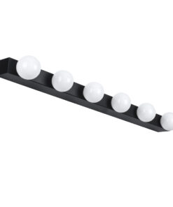 Alternative view of GloboStar® BELLA 60452 Μοντέρνο Φωτιστικό Τοίχου - Απλίκα Καθρέπτη Μπάνιου - Πίνακα LED 18W 2052lm 300° AC 220-240V IP44 Μ70 x Π11 x Υ6cm - Φυσικό Λευκό 4500K - Μαύρο - 3 Χρόνια Εγγύηση