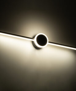 GloboStar® OPAL 60454 Μοντέρνο Φωτιστικό Τοίχου - Απλίκα Καθρέπτη Μπάνιου - Πίνακα LED 14W 1600lm 180° AC 220-240V IP44 Μ60 x Π6 x Υ10cm - Φυσικό Λευκό 4500K - Μαύρο - 3 Χρόνια Εγγύηση 15 60454 7