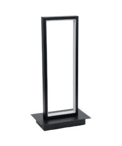 GloboStar® GloboStar® CORNELIE 60460 Επιτραπέζιο Φωτιστικό LED CCT 18W 1980lm 200° AC 220-240V - Εναλλαγή Φωτισμού μέσω Διακόπτη On/Off All In One Ψυχρό 6000k+Φυσικό 4500k+Θερμό 2700k Μ18 x Π10 x Υ36cm - Mαύρο - 3 Χρόνια Εγγύηση