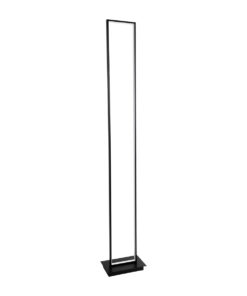 Alternative view of GloboStar® CORNELIE 60463 Μοντέρνο Επιδαπέδιο Φωτιστικό LED 24W 2640lm 200° AC 220-240V IP20 Ρυθμιζόμενο Λευκό CCT με Διακόπτη On/Off από 2700K έως 6000K - Μαύρο - Μ26 x Π16 x Υ153cm - 3 Χρόνια Εγγύηση