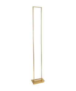 Alternative view of GloboStar® CORNELIE 60465 Μοντέρνο Επιδαπέδιο Φωτιστικό LED 24W 2640lm 200° AC 220-240V IP20 Ρυθμιζόμενο Λευκό CCT με Διακόπτη On/Off από 2700K έως 6000K - Χρυσό Πλατίνα - Μ26 x Π16 x Υ153cm - 3 Χρόνια Εγγύηση