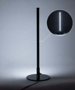 GloboStar® DALUMA 60467 Επιτραπέζιο Φωτιστικό LED CCT 8W 880lm 200° AC 220-240V - All In One Ψυχρό 6000k+Φυσικό 4500k+Θερμό 2700k Μ15 x Π15 x Υ46cm - Mαύρο - 3 Χρόνια Εγγύηση 19 60467 10