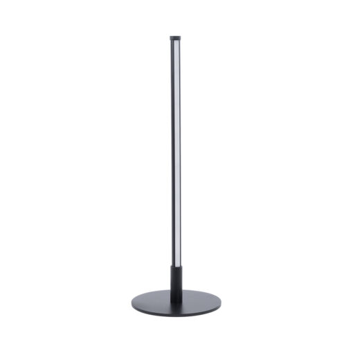 GloboStar® GloboStar® DALUMA 60467 Επιτραπέζιο Φωτιστικό LED CCT 8W 880lm 200° AC 220-240V - All In One Ψυχρό 6000k+Φυσικό 4500k+Θερμό 2700k Μ15 x Π15 x Υ46cm - Mαύρο - 3 Χρόνια Εγγύηση