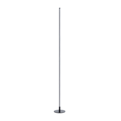 GloboStar® GloboStar® DALUMA 60470 Μοντέρνο Επιδαπέδιο Φωτιστικό LED 24W 2640lm 200° AC 220-240V IP20 Ρυθμιζόμενο Λευκό CCT από 2700K έως 6000K - Μαύρο - Μ18 x Π18 x Υ160cm - 3 Χρόνια Εγγύηση