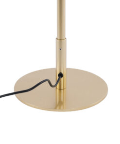 GloboStar® DALUMA 60472 Μοντέρνο Επιδαπέδιο Φωτιστικό LED 24W 2640lm 200° AC 220-240V IP20 Ρυθμιζόμενο Λευκό CCT από 2700K έως 6000K - Χρυσό Πλατίνα - Μ18 x Π18 x Υ160cm - 3 Χρόνια Εγγύηση 16 60472 6