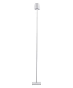 Alternative view of GloboStar® NEGA 60478 Μοντέρνο Επιδαπέδιο Φωτιστικό LED 2.2W 154lm 360° DC 5V IP44 Θερμό Λευκό 2700K Dimmable με Διακόπτη Αφής - Επαναφορτιζόμενο με Μπαταρία Li-ion 4000mAh - Λευκό - Φ10 x Υ135cm - 2 Χρόνια Εγγύηση