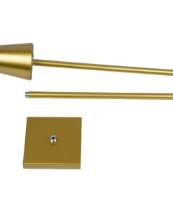 GloboStar® NEGA 60479 Μοντέρνο Επιδαπέδιο Φωτιστικό LED 2.2W 154lm 360° DC 5V IP44 Θερμό Λευκό 2700K Dimmable με Διακόπτη Αφής - Επαναφορτιζόμενο με Μπαταρία Li-ion 4000mAh - Χρυσό Πλατίνα - Φ10 x Υ135cm - 2 Χρόνια Εγγύηση 25 60479 11