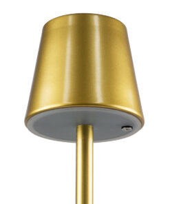 GloboStar® NEGA 60479 Μοντέρνο Επιδαπέδιο Φωτιστικό LED 2.2W 154lm 360° DC 5V IP44 Θερμό Λευκό 2700K Dimmable με Διακόπτη Αφής - Επαναφορτιζόμενο με Μπαταρία Li-ion 4000mAh - Χρυσό Πλατίνα - Φ10 x Υ135cm - 2 Χρόνια Εγγύηση 21 60479 7