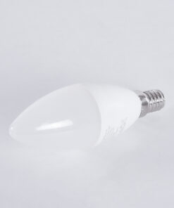 Alternative view of GloboStar® 60488 Έξυπνη Λάμπα LED E14 C37 Κεράκι Smart Home Wifi 5.5W 550lm 260° AC 220-240V IP20 Φ3.7 x Υ11cm RGB+CCT - Εναλλαγή Φωτισμού & Dimming μέσω Εφαρμογής Tuya - Bridgelux Chip - 3 Χρόνια Εγγύηση