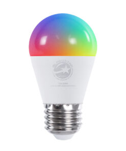 GloboStar® GloboStar® 60489 Έξυπνη Λάμπα LED E27 G45 Γλομπάκι Smart Home Wifi 5.5W 550lm 260° AC 220-240V IP20 Φ4.5 x Υ8.8cm RGB+CCT - Εναλλαγή Φωτισμού & Dimming μέσω Εφαρμογής Tuya - Bridgelux Chip - 3 Χρόνια Εγγύηση