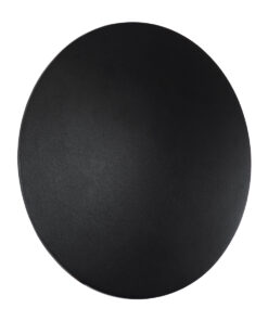 Alternative view of GloboStar® HELIO-R 60494 Φωτιστικό Τοίχου - Απλίκα Αρχιτεκτονικού Φωτισμού Εσωτερικού/Εξωτερικού Χώρου LED 12W 1440lm 120° x 360° AC 220-240V Αδιάβροχο IP65 Φ26 x Π5cm - Φυσικό Λευκό 4500K - Μαύρο - Στρόγγυλο - Bridgelux Chip - 3 Years Warranty