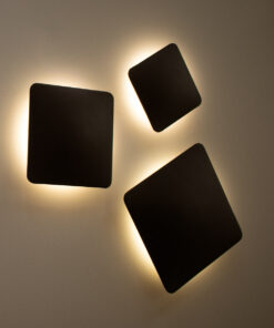 GloboStar® HELIO-S 60496 Φωτιστικό Τοίχου - Απλίκα Αρχιτεκτονικού Φωτισμού Εσωτερικού/Εξωτερικού Χώρου LED 10W 1200lm 120° x 360° AC 220-240V Αδιάβροχο IP65 Μ21 x Π5 x Υ21cm - Φυσικό Λευκό 4500K - Μαύρο - Τετράγωνο - Bridgelux Chip - 3 Years Warranty 21 60496 9