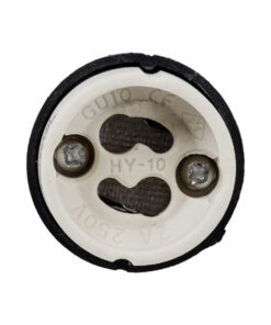 GloboStar® LAMPHOLDER 60499 Ντουί GU10 Πορσελάνης με 30cm VDE Καλώδιο & Anti-Fire Protection High Resistance Tube - ᐊVDEᐅ Certified - IP20 - Φ3.5 x Μ32cm - 5 Years Warranty 10 60499 6