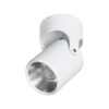 GloboStar® GloboStar® DETRONIC 60501 Επιφανειακό Κινούμενο Spot Downlight LED 10W 1300lm 24° AC 220-240V IP20 Φ9cm x Υ16cm - Στρόγγυλο - Λευκό - Φυσικό Λευκό 4500K - Bridgelux COB - TÜV Certified Driver - 5 Χρόνια Εγγύηση