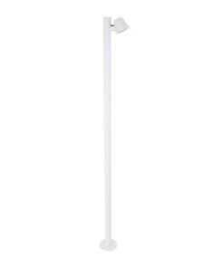 GloboStar® GARDENIA 60509 Φωτιστικό Κήπου - Πάρκου - Πλατείας - Κολωνάκι Αρχιτεκτονικού Φωτισμού Εξωτερικού Χώρου LED 7W 700lm 60° AC220-240V Αδιάβροχο IP65 - Σώμα Αλουμινίου & Tempered Glass - Μ15 x Π18 x Υ180cm - Θερμό Λευκό 2700K - Λευκό - Bridgelux Chip - 5 Years Warranty 14 60509 4