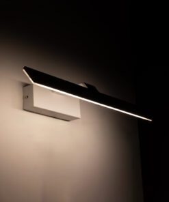 GloboStar® MIRROR 60512 Φωτιστικό Τοίχου - Απλίκα LED 12W 1440lm 120° AC 85-265V IP54 Φυσικό Λευκό 4500K Λευκό Μέταλλο - Μ42 x Π5 x Υ15cm - 2 Xρόνια Εγγύηση 10 60512 3