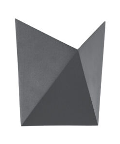 Alternative view of GloboStar® STEALTH 60519 Φωτιστικό Τοίχου - Απλίκα Αρχιτεκτονικού Φωτισμού Εσωτερικού/Εξωτερικού Χώρου Up or Down LED 10W 1000lm 60° AC220-240V Αδιάβροχο IP65 - Σώμα Αλουμινίου & Tempered Glass - Μ17 x Π7.5 x Υ17cm - Θερμό Λευκό 2700K - Γκρι Ανθρακί - Bridgelux Chip - 5 Years Warranty