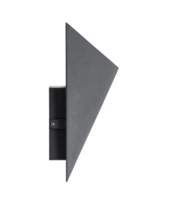 GloboStar® STEALTH 60519 Φωτιστικό Τοίχου - Απλίκα Αρχιτεκτονικού Φωτισμού Εσωτερικού/Εξωτερικού Χώρου Up or Down LED 10W 1000lm 60° AC220-240V Αδιάβροχο IP65 - Σώμα Αλουμινίου & Tempered Glass - Μ17 x Π7.5 x Υ17cm - Θερμό Λευκό 2700K - Γκρι Ανθρακί - Bridgelux Chip - 5 Years Warranty 14 60519 5 1