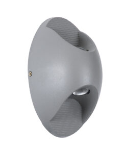 Alternative view of GloboStar® JEREMY 60531 Φωτιστικό Τοίχου - Απλίκα Αρχιτεκτονικού Φωτισμού Εσωτερικού/Εξωτερικού Χώρου Up & Down LED 10W 1000lm 60° AC220-240V Αδιάβροχο IP65 - Σώμα Αλουμινίου & Tempered Glass - Μ16 x Π10 x Υ7cm - Θερμό Λευκό 2700K - Γκρι Ανθρακί - Bridgelux Chip - 5 Years Warranty