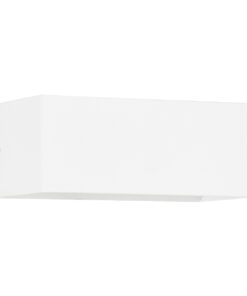 Alternative view of GloboStar® CIRCOA 60542 Φωτιστικό Τοίχου - Απλίκα Αρχιτεκτονικού Φωτισμού Εσωτερικού/Εξωτερικού Χώρου Up & Down LED 10W 1080lm 60° AC 220-240V IP44 Μ20 x Π8 x Υ10cm - Θερμό Λευκό 2700K - Λευκό - Bridgelux Chip - 3 Years Warranty