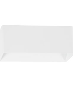 GloboStar® CIRCOA 60542 Φωτιστικό Τοίχου - Απλίκα Αρχιτεκτονικού Φωτισμού Εσωτερικού/Εξωτερικού Χώρου Up & Down LED 10W 1080lm 60° AC 220-240V IP44 Μ20 x Π8 x Υ10cm - Θερμό Λευκό 2700K - Λευκό - Bridgelux Chip - 3 Years Warranty 12 60542 3