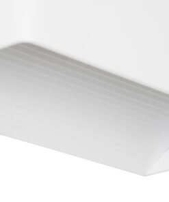 GloboStar® CIRCOA 60542 Φωτιστικό Τοίχου - Απλίκα Αρχιτεκτονικού Φωτισμού Εσωτερικού/Εξωτερικού Χώρου Up & Down LED 10W 1080lm 60° AC 220-240V IP44 Μ20 x Π8 x Υ10cm - Θερμό Λευκό 2700K - Λευκό - Bridgelux Chip - 3 Years Warranty 15 60542 6