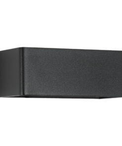 Alternative view of GloboStar® CIRCOA 60544 Φωτιστικό Τοίχου - Απλίκα Αρχιτεκτονικού Φωτισμού Εσωτερικού/Εξωτερικού Χώρου Up & Down LED 10W 1080lm 60° AC 220-240V IP44 Μ20 x Π8 x Υ10cm - Θερμό Λευκό 2700K - Μαύρο - Bridgelux Chip - 3 Years Warranty