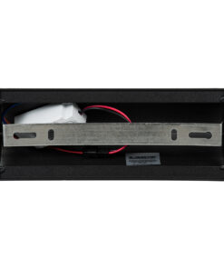 GloboStar® CIRCOA 60544 Φωτιστικό Τοίχου - Απλίκα Αρχιτεκτονικού Φωτισμού Εσωτερικού/Εξωτερικού Χώρου Up & Down LED 10W 1080lm 60° AC 220-240V IP44 Μ20 x Π8 x Υ10cm - Θερμό Λευκό 2700K - Μαύρο - Bridgelux Chip - 3 Years Warranty 14 60544 5