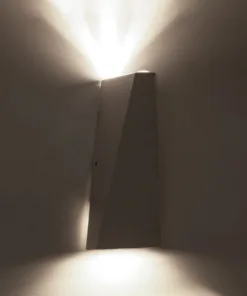 GloboStar® TRIANDE 60555 Φωτιστικό Τοίχου - Απλίκα Αρχιτεκτονικού Φωτισμού Εσωτερικού/Εξωτερικού Χώρου Up & Down LED 10W 1200lm 5° & 60° AC 220-240V IP65 Μ8.5 x Π8.5 x Υ20cm - Φυσικό Λευκό 4500K - Γκρι Αλουμίνιο - Bridgelux Chip - 3 Χρόνια Εγγύηση 15 60555 8