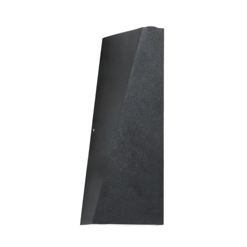 GloboStar® GloboStar® TRIANDE 60556 Φωτιστικό Τοίχου - Απλίκα Αρχιτεκτονικού Φωτισμού Εσωτερικού/Εξωτερικού Χώρου Up & Down LED 10W 1200lm 5° & 60° AC 220-240V IP65 Μ8.5 x Π8.5 x Υ20cm - Φυσικό Λευκό 4500K - Μαύρο Αλουμίνιο - Bridgelux Chip - 3 Χρόνια Εγγύηση