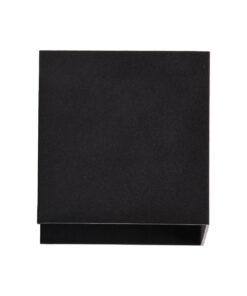 GloboStar® AXIS-S 60562 Φωτιστικό Τοίχου - Απλίκα Αρχιτεκτονικού Φωτισμού Εσωτερικού/Εξωτερικού Χώρου Up & Down LED 10W 1150lm 10 έως 60° AC 220-240V Αδιάβροχο IP65 Μ10 x Π10 x Υ10cm - Θερμό Λευκό 2700K - Μαύρο - Bridgelux Chip - 3 Years Warranty 16 60562 4