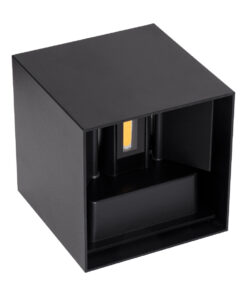 GloboStar® AXIS-S 60565 Φωτιστικό Τοίχου - Απλίκα Αρχιτεκτονικού Φωτισμού Εσωτερικού/Εξωτερικού Χώρου Up & Down LED 10W 1200lm 10 έως 60° AC 220-240V Αδιάβροχο IP65 Μ10 x Π10 x Υ10cm - Φυσικό Λευκό 4500K - Μαύρο - Bridgelux Chip - 3 Years Warranty 20 60565 8