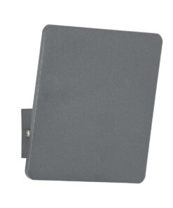 Alternative view of GloboStar® CUADRADO 60570 Φωτιστικό Τοίχου - Απλίκα Αρχιτεκτονικού Φωτισμού Εσωτερικού/Εξωτερικού Χώρου Up or Down LED 10W 1000lm 60° AC220-240V Αδιάβροχο IP65 - Σώμα Αλουμινίου & Tempered Glass - Μ14 x Π14 x Υ4.5cm - Θερμό Λευκό 2700K - Γκρι Ανθρακί - Bridgelux Chip - 5 Years Warranty