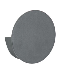 Alternative view of GloboStar® REDONDO 60573 Φωτιστικό Τοίχου - Απλίκα Αρχιτεκτονικού Φωτισμού Εσωτερικού/Εξωτερικού Χώρου Up or Down LED 10W 1000lm 60° AC220-240V Αδιάβροχο IP65 - Σώμα Αλουμινίου & Tempered Glass - Μ14 x Π14 x Υ4.5cm - Θερμό Λευκό 2700K - Γκρι Ανθρακί - Bridgelux Chip - 5 Years Warranty