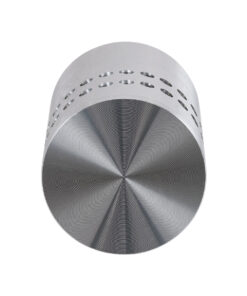 GloboStar® STAINS 60595 Φωτιστικό Τοίχου - Απλίκα Αρχιτεκτονικού Φωτισμού Εσωτερικού Χώρου LED 5W 400lm 360° AC 220-240V IP44 Φ5.5 x Υ7cm - Ψυχρό Λευκό 6000K - Ασημί Νίκελ Ματ - Bridgelux Chip - 3 Χρόνια Εγγύηση 12 60595 4