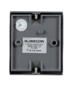GloboStar® MURANO 60606 Φωτιστικό Τοίχου - Απλίκα Αρχιτεκτονικού Φωτισμού Εξωτερικού Χώρου Up or Down Αλουμινίου με Ντουί 1 x GU10 AC 220-240V Αδιάβροχο IP65 Μ8 x Π8 x Υ7cm - Γκρι Ανθρακί - 5 Years Warranty 13 60606 5