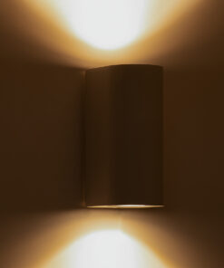 GloboStar® MURANO 60608 Φωτιστικό Τοίχου - Απλίκα Αρχιτεκτονικού Φωτισμού Εξωτερικού Χώρου Up & Down Αλουμινίου με Ντουί 2 x GU10 AC 220-240V Αδιάβροχο IP65 L15 x W8 x H6.8cm - Λευκό - 5 Years Warranty 15 60608 7