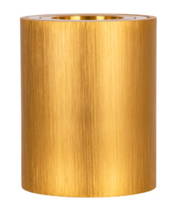 Alternative view of GloboStar® AKIRA 60620 Επιφανειακό Κινούμενο Στρόγγυλο Φωτιστικό Σποτ Αλουμινίου με Ντουί GU10 AC 220-240V IP44 Φ8 x Υ10cm - Χρυσό Βούρτσας